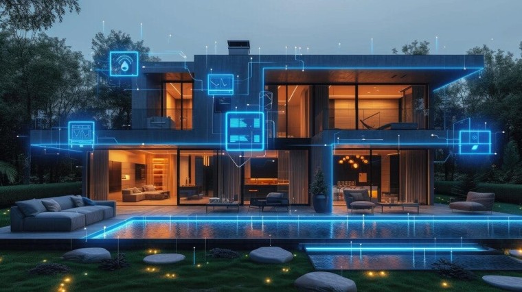 AI Smart Home Exterior Design Versailles Luxury Homes DFW