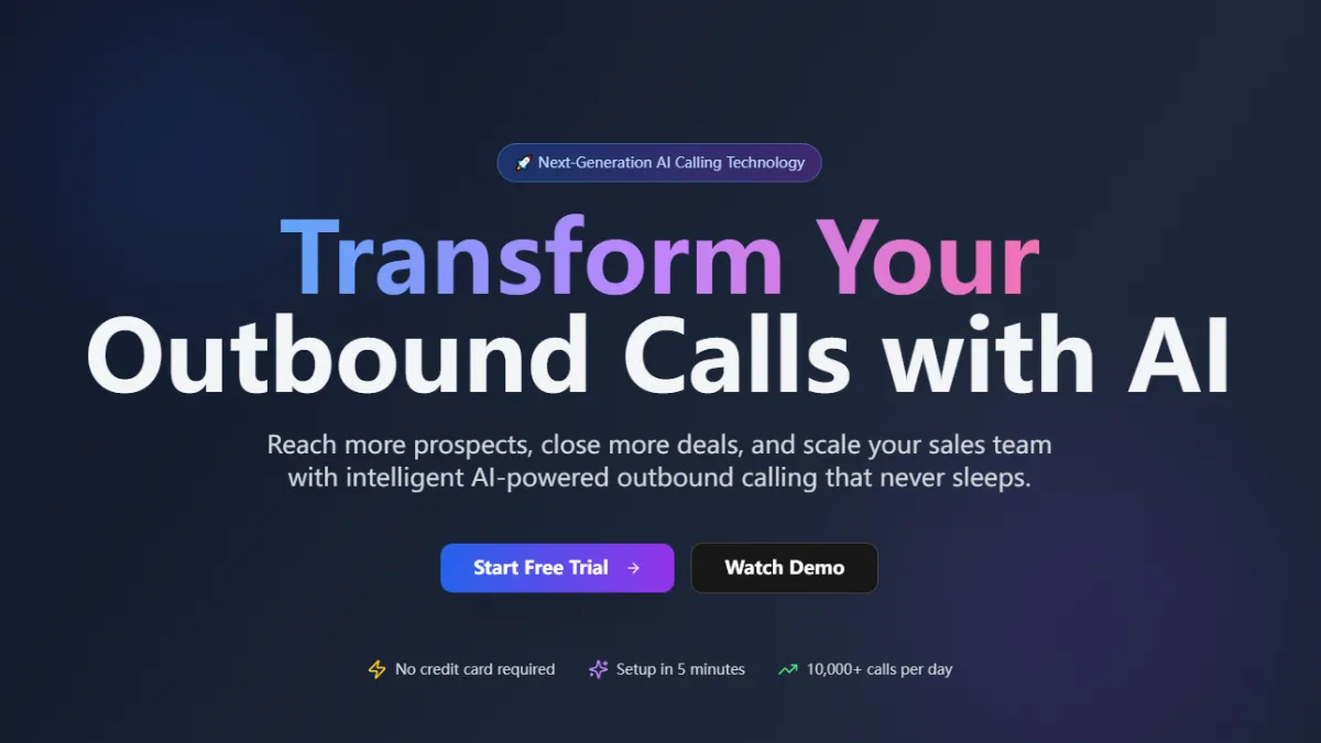 AI Outbound — Automate Your Calls with Intelligence