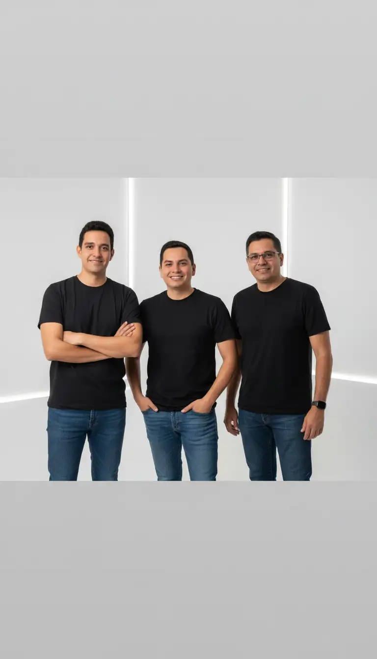 Luis Angel Garcia, Jorge Ordoñez y Christian Garcia de Bloom Agencia Digital