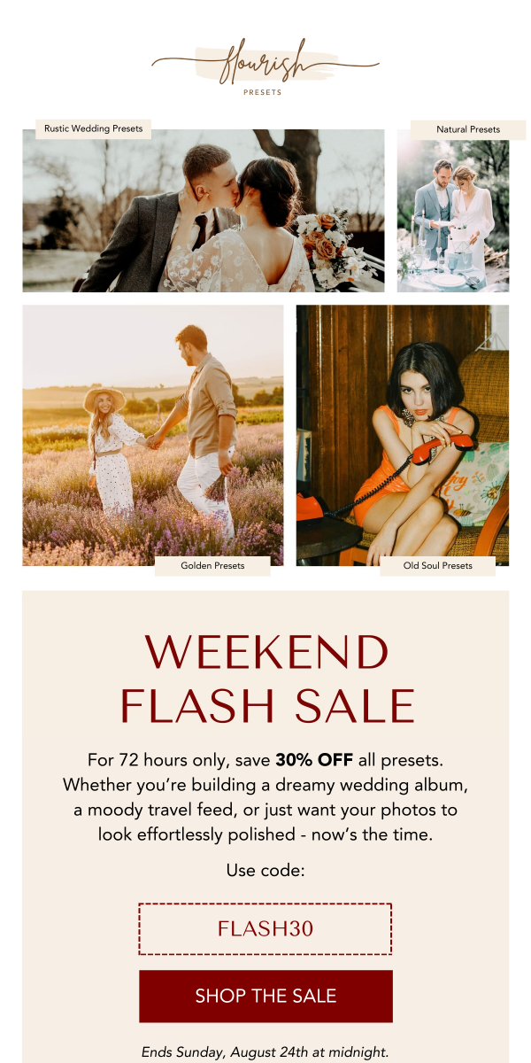 Flourish Presets Email Design 1