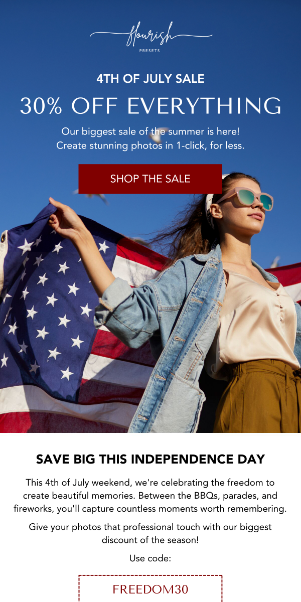 Flourish Presets Email Design 4