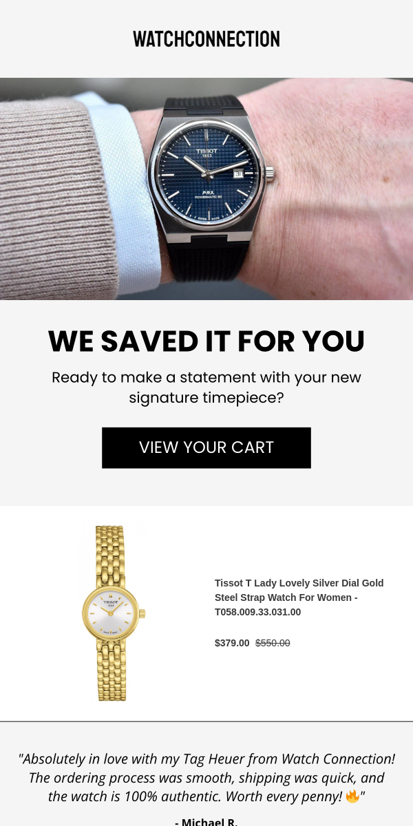 Watch Connection Email Design 1