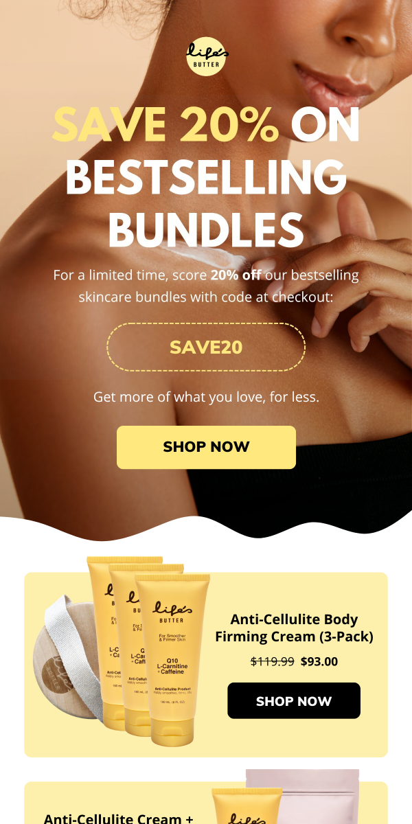Life's Butter Email Design 3