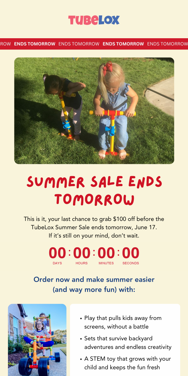 Email design example 15