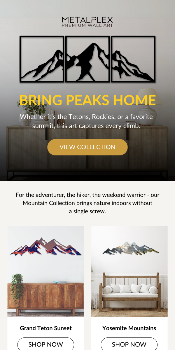 Email design example 6