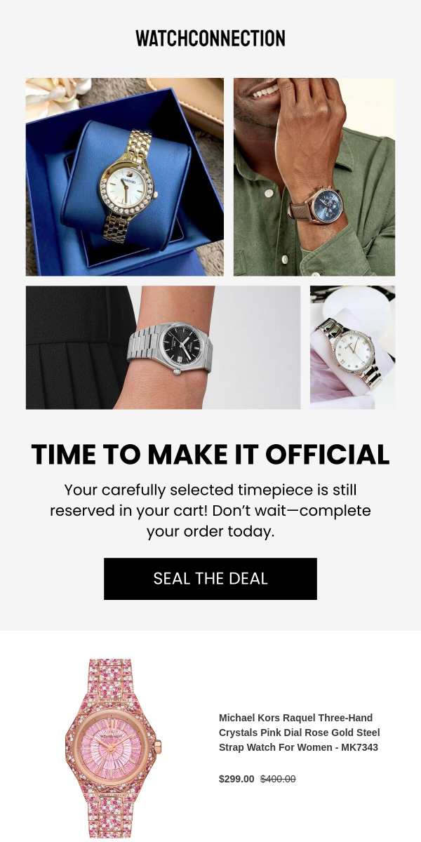 Watch Connection Email Design 3