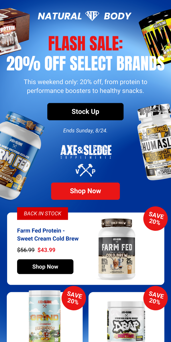 Natural Body Inc. Email Design 1