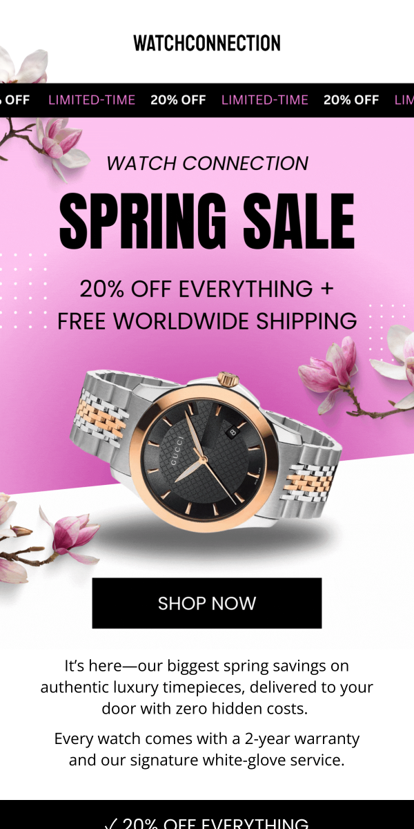 Email design example 20