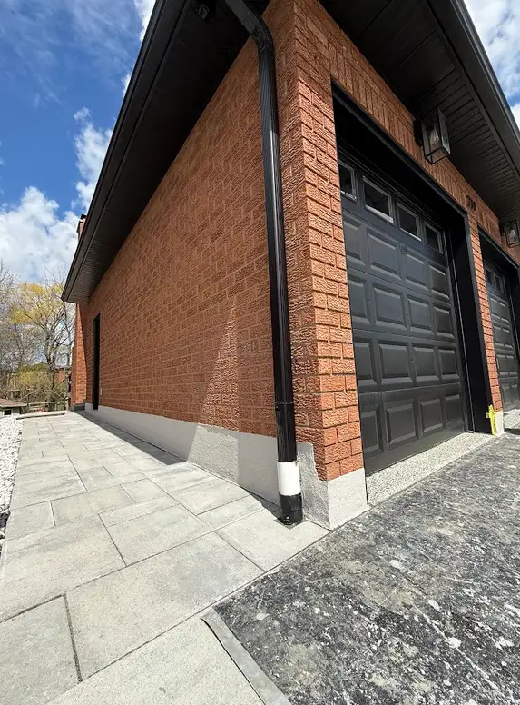 Foundation parging in Vaughan