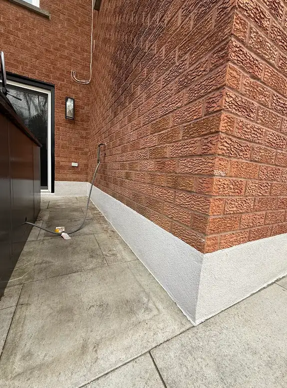 Smooth parging application