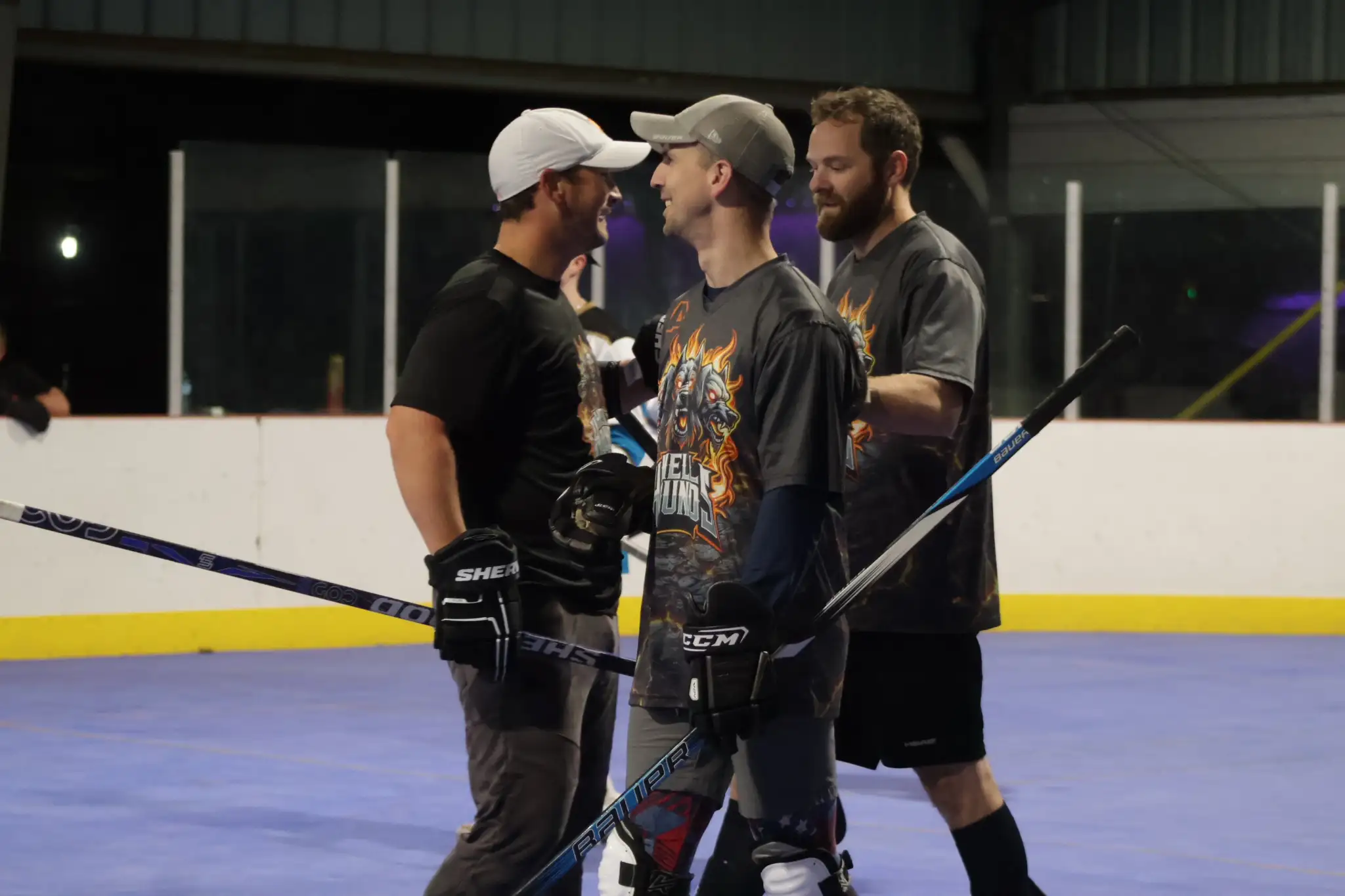 Ball Hockey Action