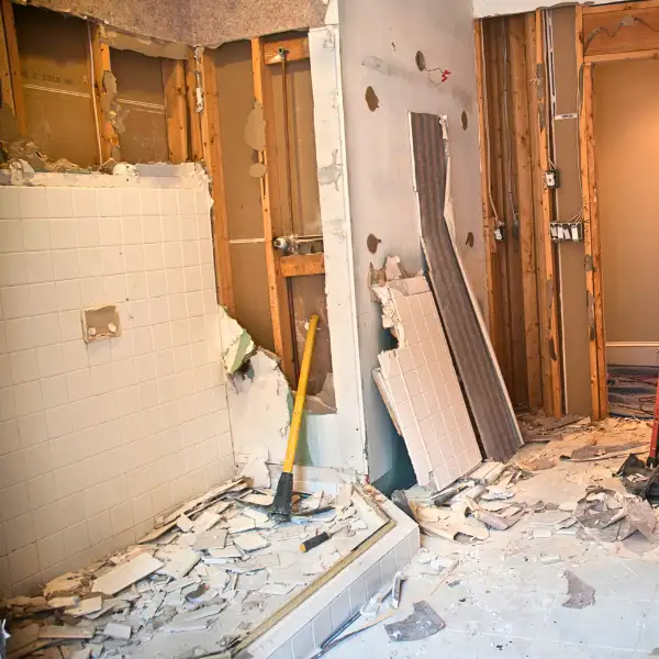 All Time Demolition work site