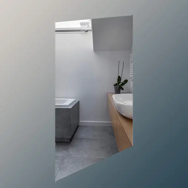 Glass Infrared Mirror Heater (350W)