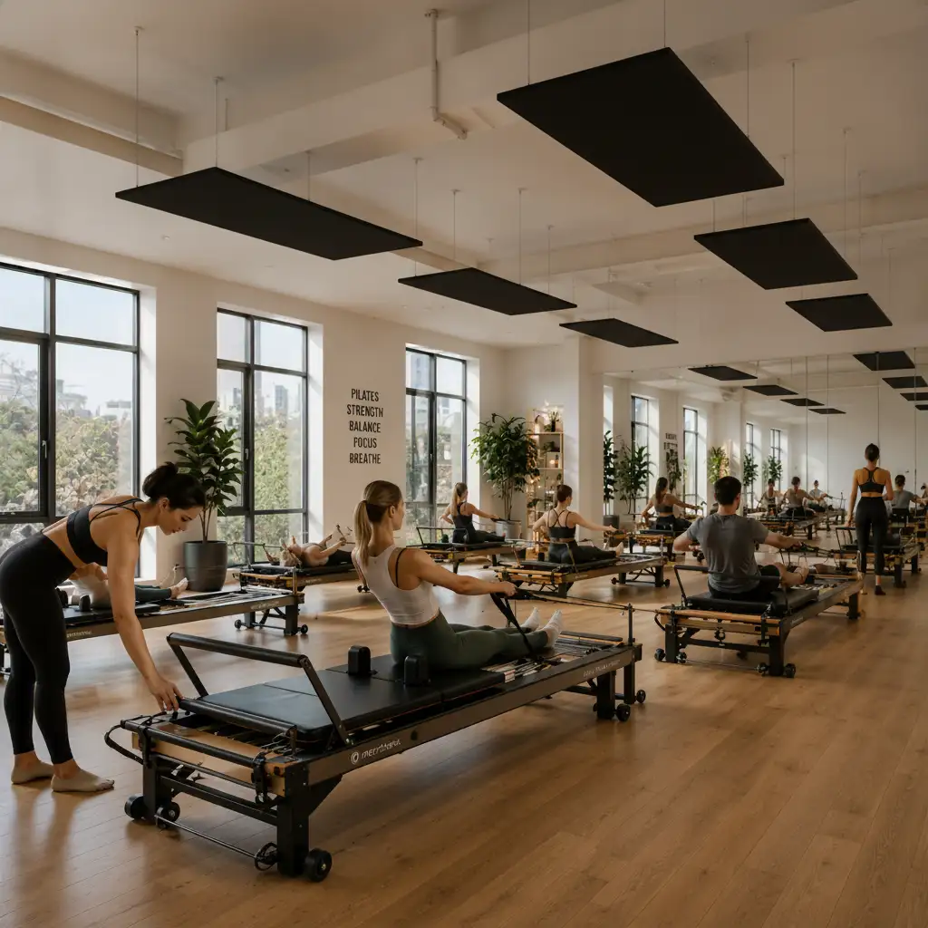 Hot Yoga Studio Bench with Infrared Panels