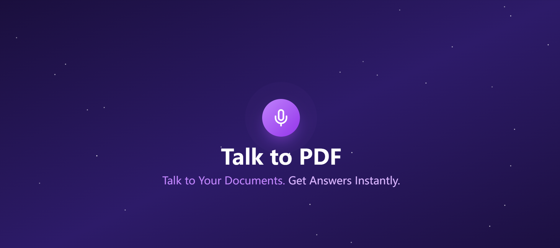 Talk to PDF